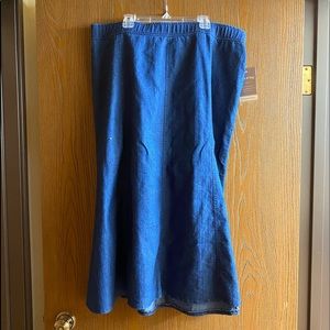 Women's Medium Denim Maxi Skirt